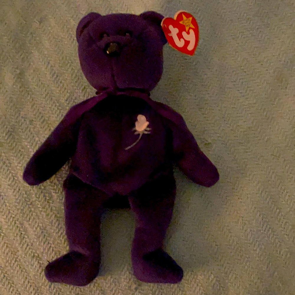 NWT Beanie Babies Princess Bear, Eggbert